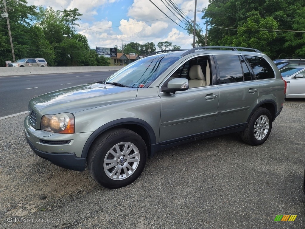 2008 XC90 3.2 AWD - Willow Green Metallic / Off Black photo #6