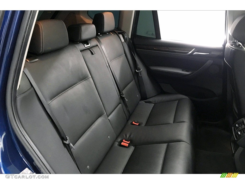 2017 X3 sDrive28i - Deep Sea Blue Metallic / Black photo #29