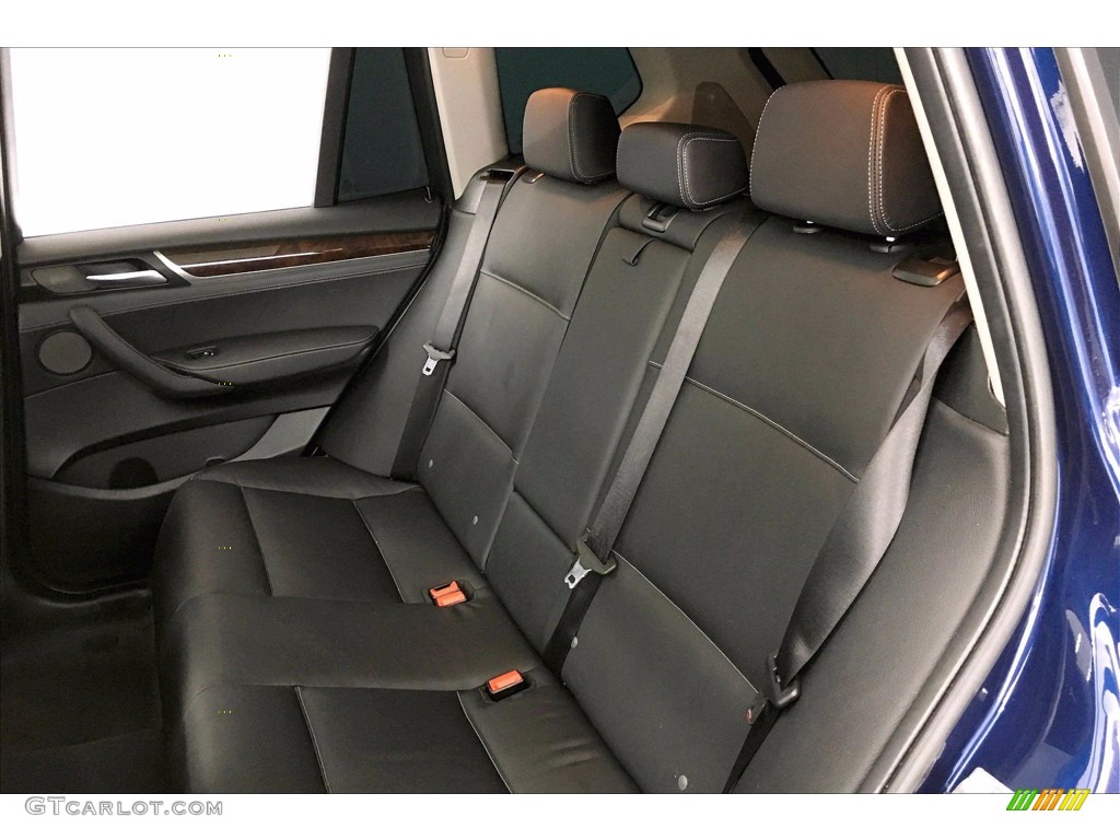 2017 X3 sDrive28i - Deep Sea Blue Metallic / Black photo #30