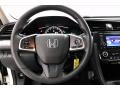 2018 Honda Civic Ivory Interior Steering Wheel Photo