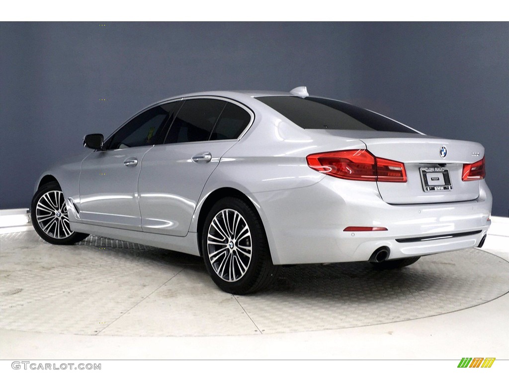 2017 5 Series 530i Sedan - Glacier Silver Metallic / Black photo #10