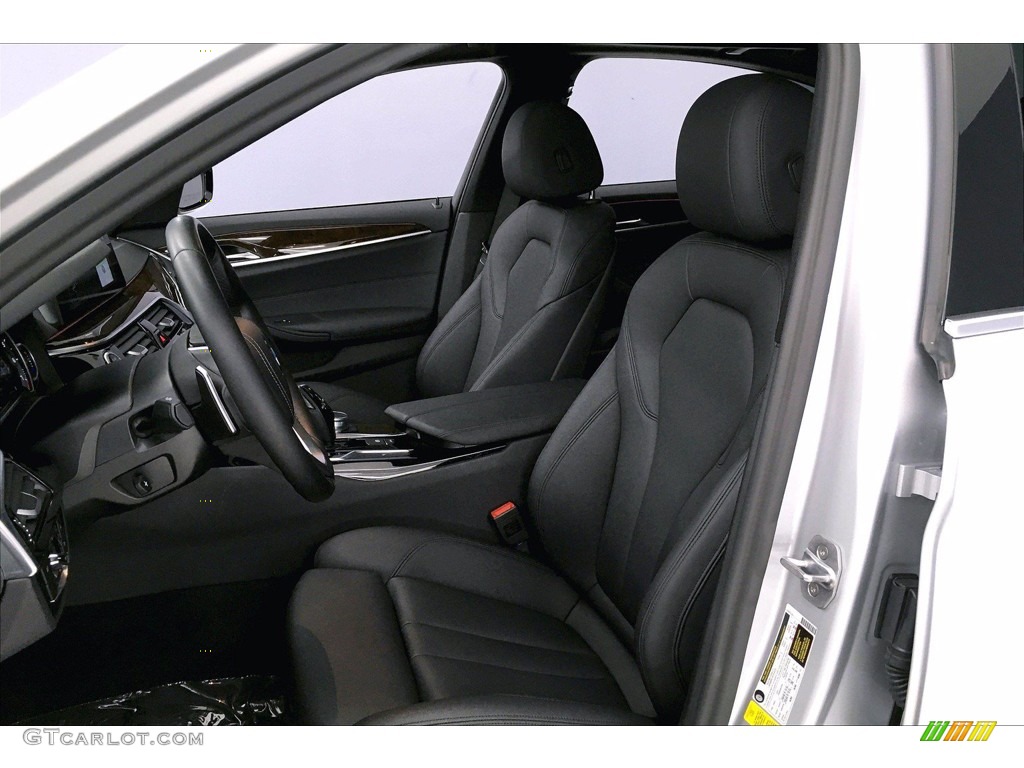 2017 5 Series 530i Sedan - Glacier Silver Metallic / Black photo #28