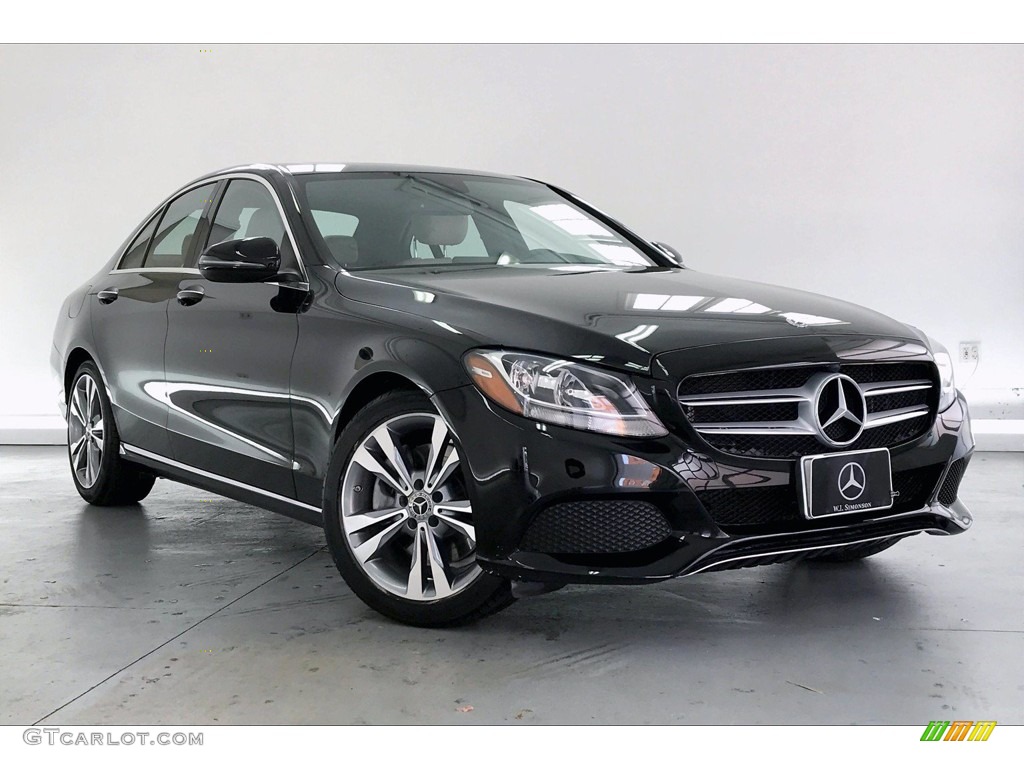 Black 2018 Mercedes-Benz C 300 Sedan Exterior Photo #138401122