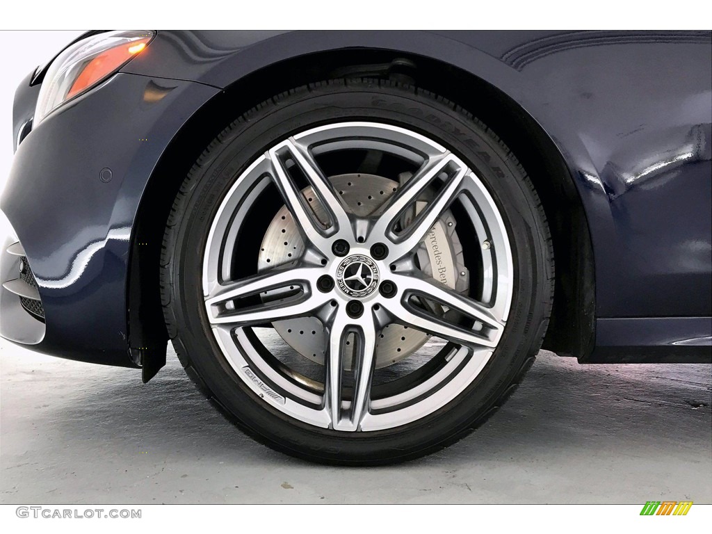 2018 E 300 Sedan - Lunar Blue Metallic / Black photo #8