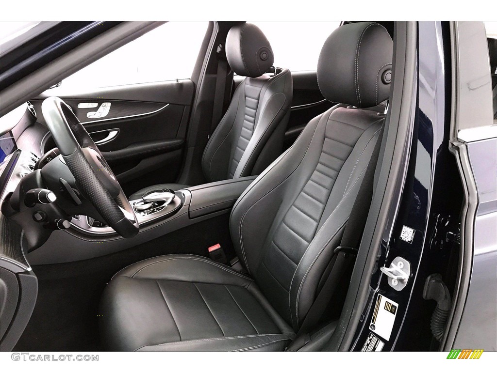 2018 E 300 Sedan - Lunar Blue Metallic / Black photo #14