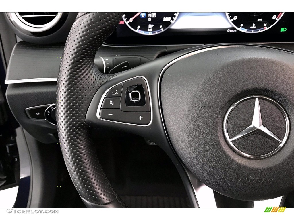 2018 E 300 Sedan - Lunar Blue Metallic / Black photo #18