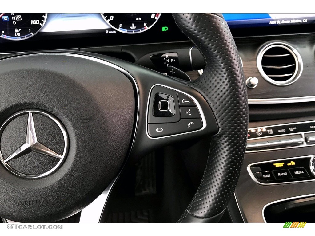 2018 E 300 Sedan - Lunar Blue Metallic / Black photo #19