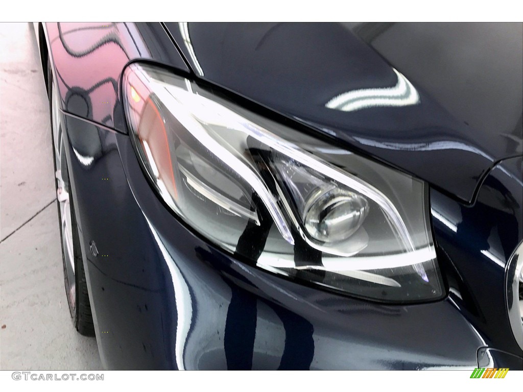 2018 E 300 Sedan - Lunar Blue Metallic / Black photo #32