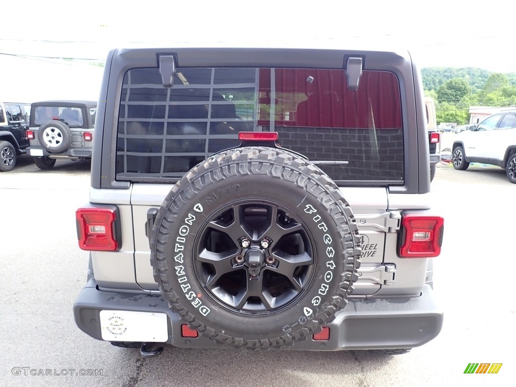 2020 Wrangler Unlimited Willys 4x4 - Billet Silver Metallic / Black photo #4