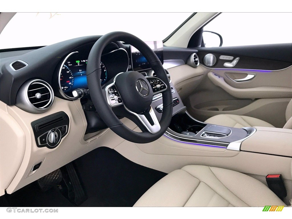 2020 GLC 350e 4Matic - Lunar Blue Metallic / Silk Beige photo #4