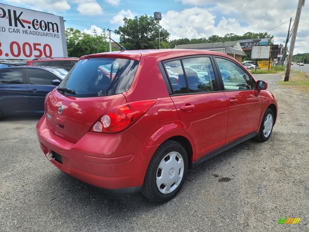 2007 Versa S - Red Alert / Charcoal photo #3