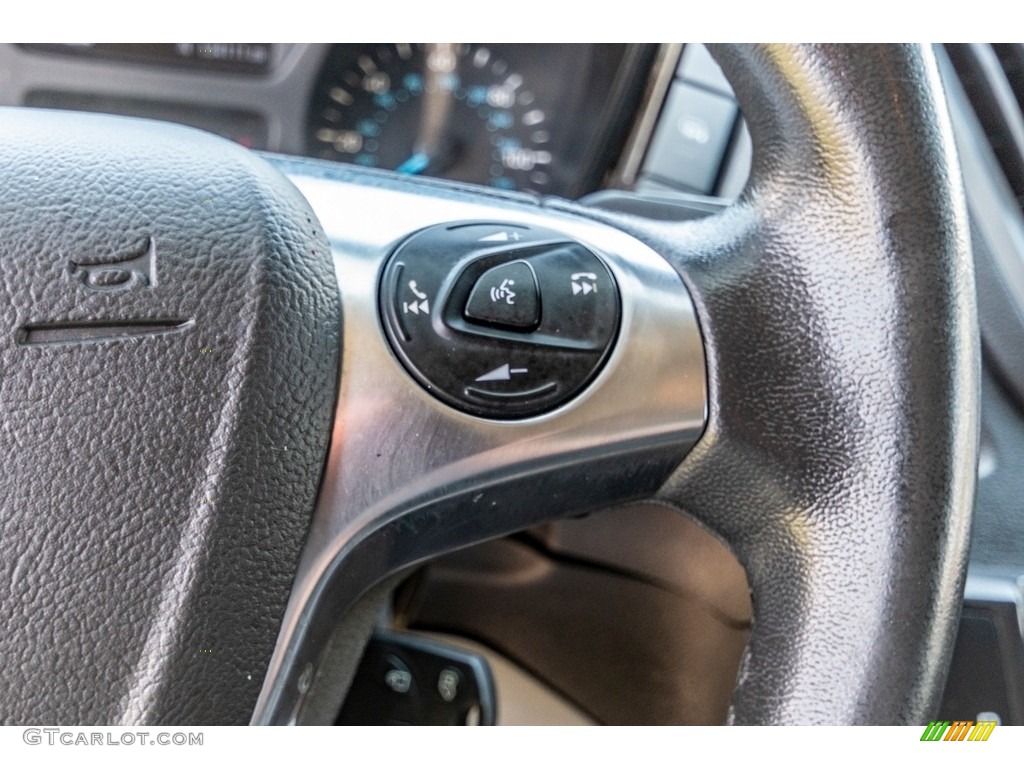 2016 Ford Transit 250 Van XL LR Regular Charcoal Black Steering Wheel Photo #138404298