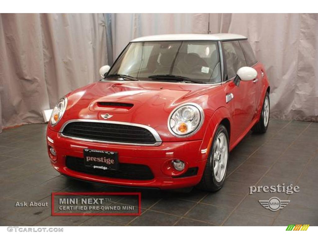 2009 Cooper S Hardtop - Chili Red / Lounge Carbon Black Leather photo #1