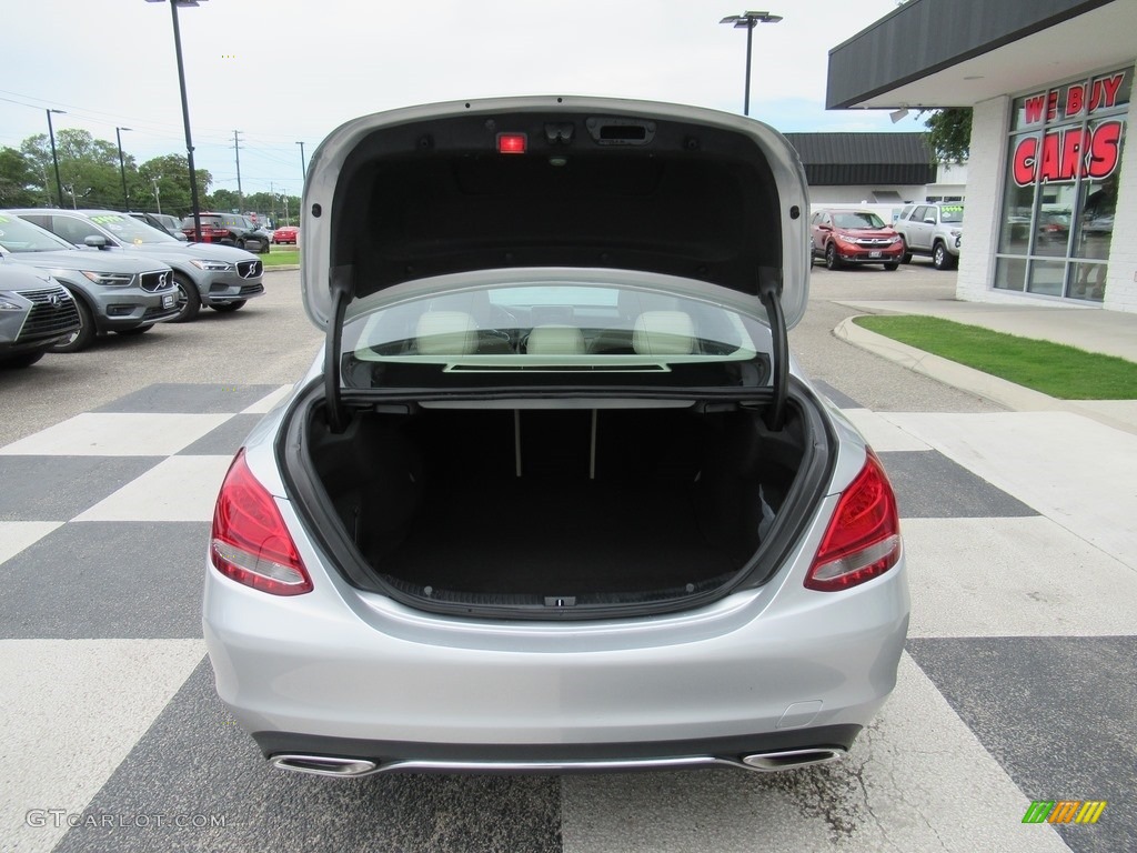 2018 C 300 Sedan - Diamond Silver Metallic / Silk Beige/Black photo #5