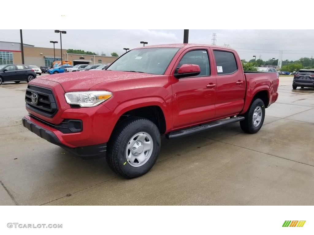 2020 Tacoma SR Double Cab 4x4 - Barcelona Red Metallic / Cement photo #1