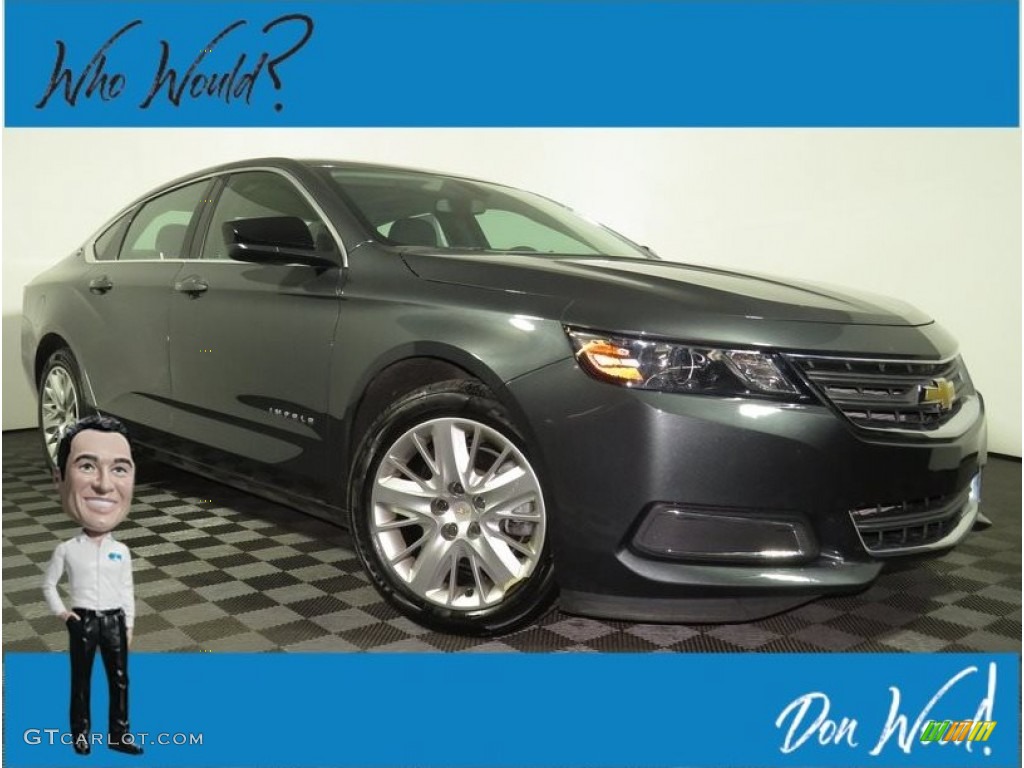 2019 Impala LS - Nightfall Gray Metallic / Jet Black/­Dark Titanium photo #1