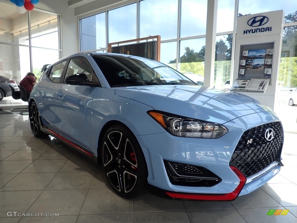 2020 Veloster N - Performance Blue / Black photo #1