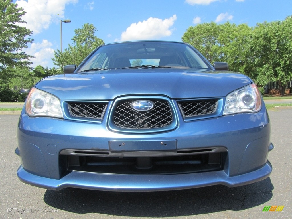 2007 Impreza 2.5i Sedan - Newport Blue Pearl / Anthracite Black photo #4