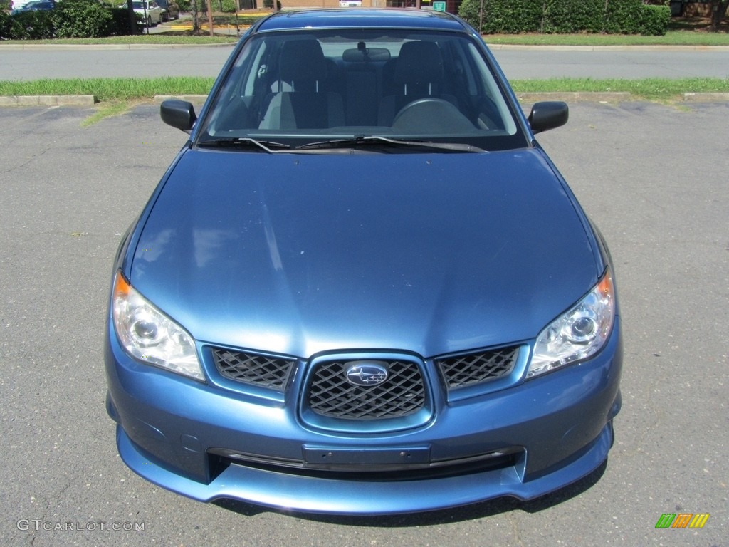 2007 Impreza 2.5i Sedan - Newport Blue Pearl / Anthracite Black photo #5