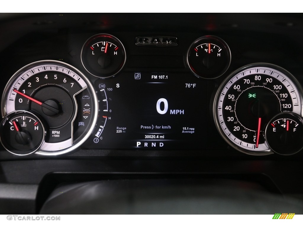2018 1500 Big Horn Crew Cab 4x4 - Delmonico Red Pearl / Black/Diesel Gray photo #8