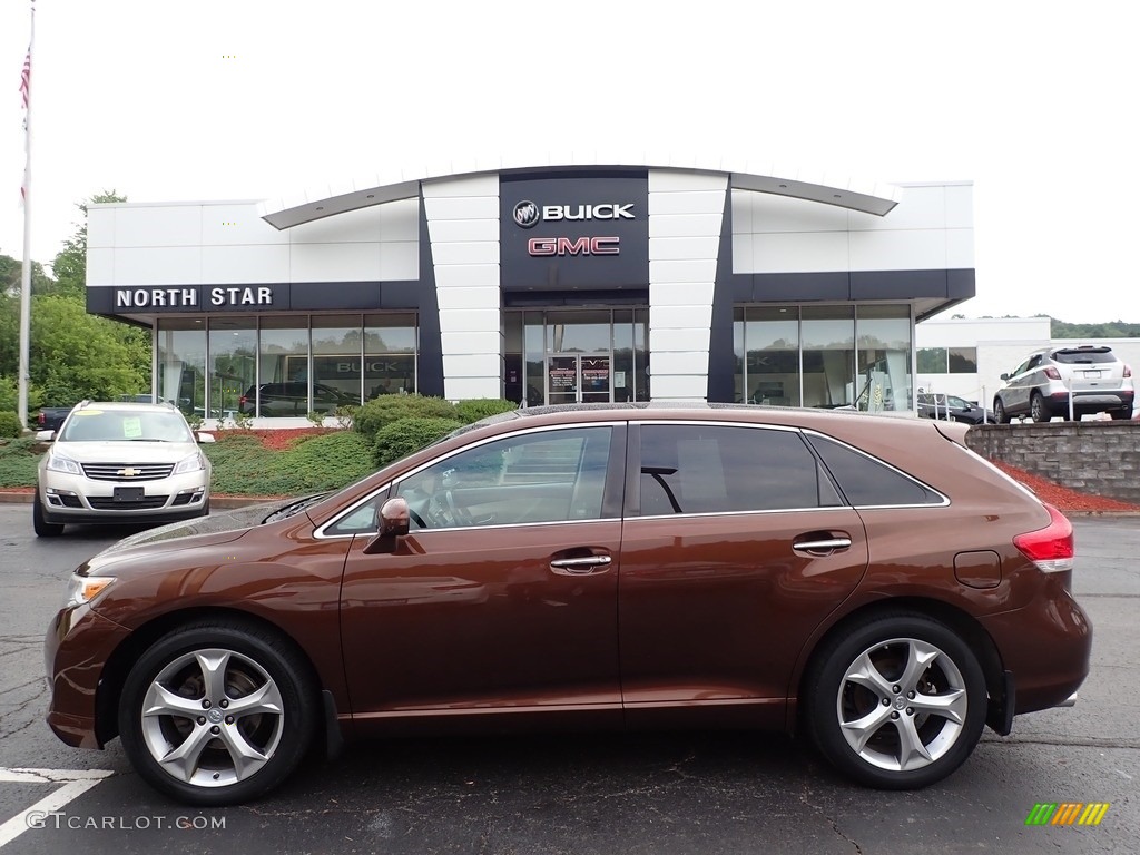 2012 Venza Limited AWD - Sunset Bronze Mica / Ivory photo #1