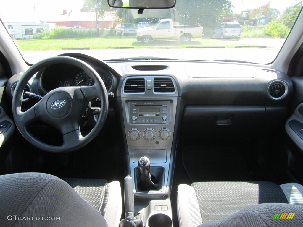 2007 Impreza 2.5i Sedan - Newport Blue Pearl / Anthracite Black photo #13