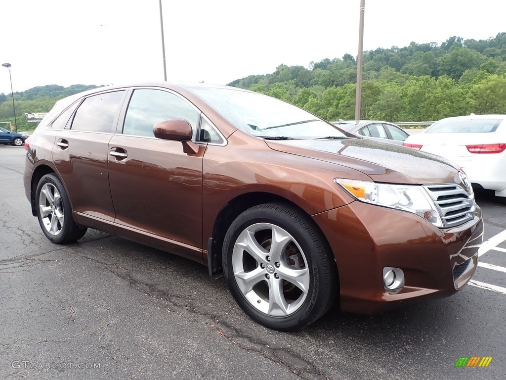 2012 Venza Limited AWD - Sunset Bronze Mica / Ivory photo #4