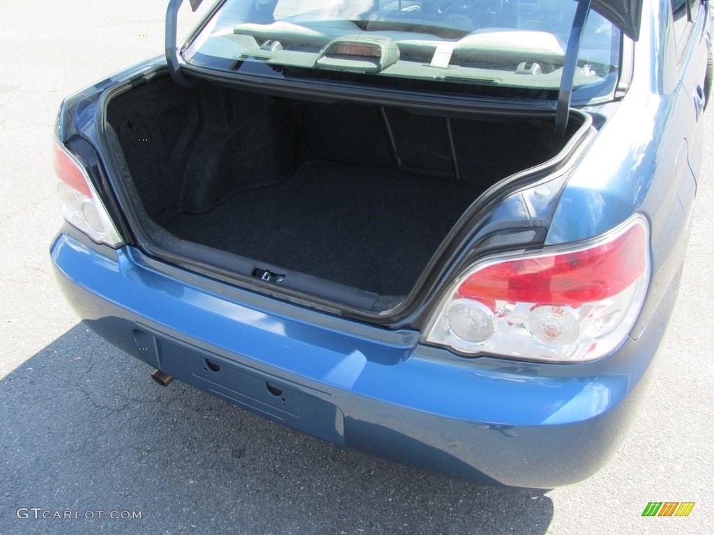 2007 Impreza 2.5i Sedan - Newport Blue Pearl / Anthracite Black photo #20