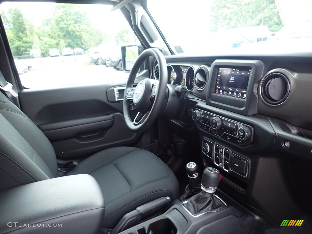 Black Interior 2020 Jeep Wrangler Unlimited Sport 4x4 Photo #138407904
