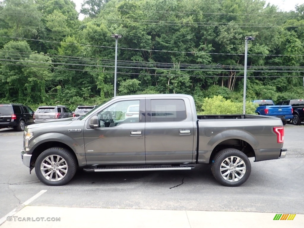 2017 F150 XLT SuperCrew 4x4 - Lithium Gray / Earth Gray photo #5