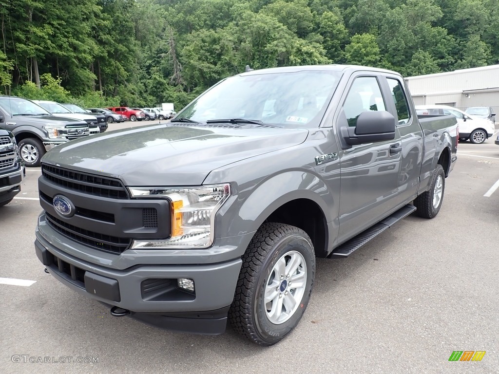2020 F150 XL SuperCab 4x4 - Lead Foot / Medium Earth Gray photo #5