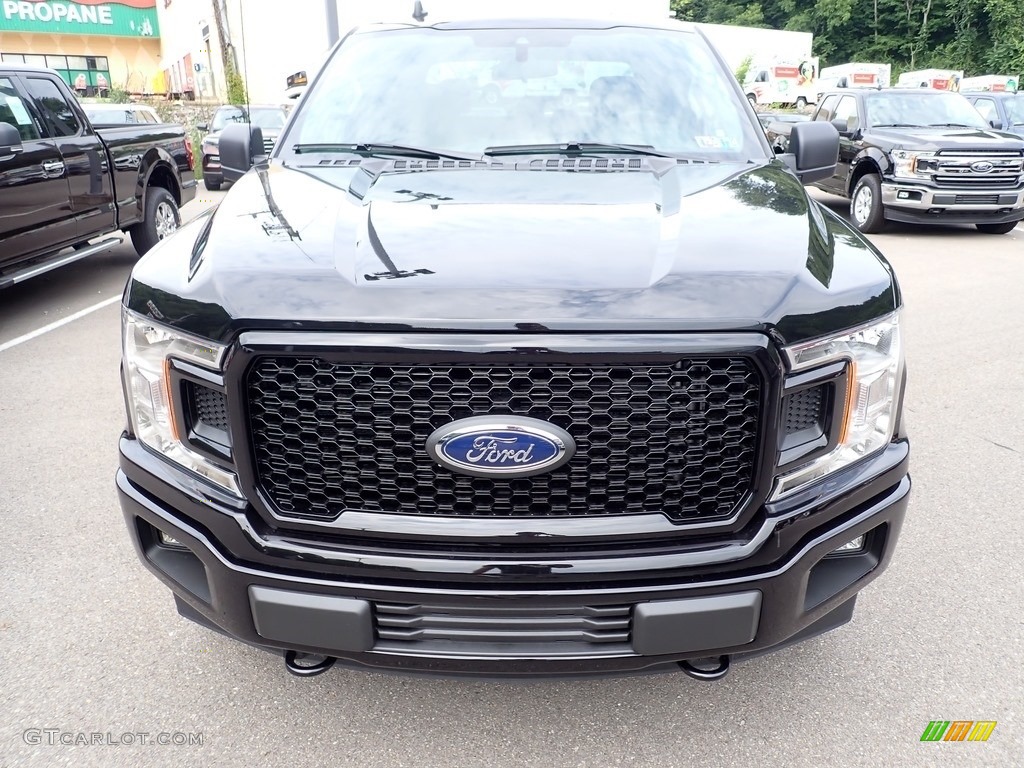 2020 F150 STX SuperCrew 4x4 - Agate Black / Medium Earth Gray photo #4