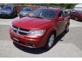 2010 Inferno Red Crystal Pearl Coat Dodge Journey R/T AWD  photo #1