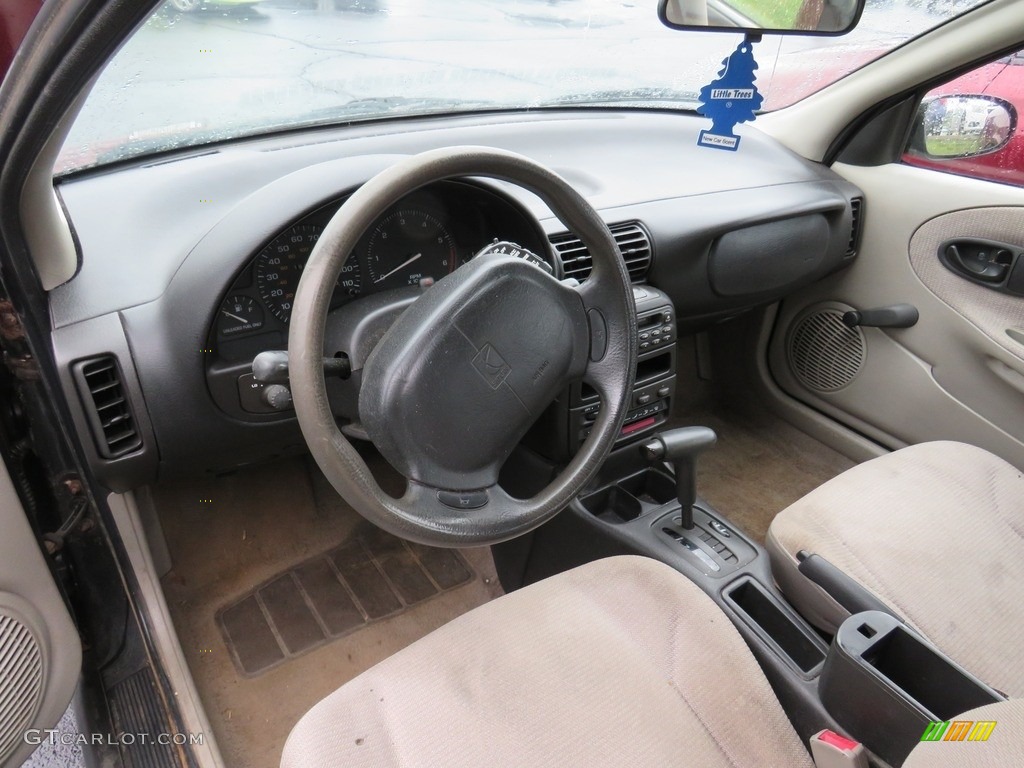 Gray Interior 1997 Saturn S Series SW1 Wagon Photo #138410271