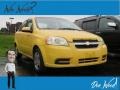 2009 Summer Yellow Chevrolet Aveo LT Sedan #138404881