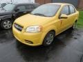 2009 Summer Yellow Chevrolet Aveo LT Sedan  photo #5