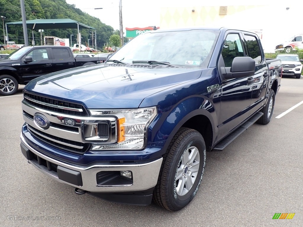 2020 F150 XLT SuperCrew 4x4 - Blue Jeans / Medium Earth Gray photo #6