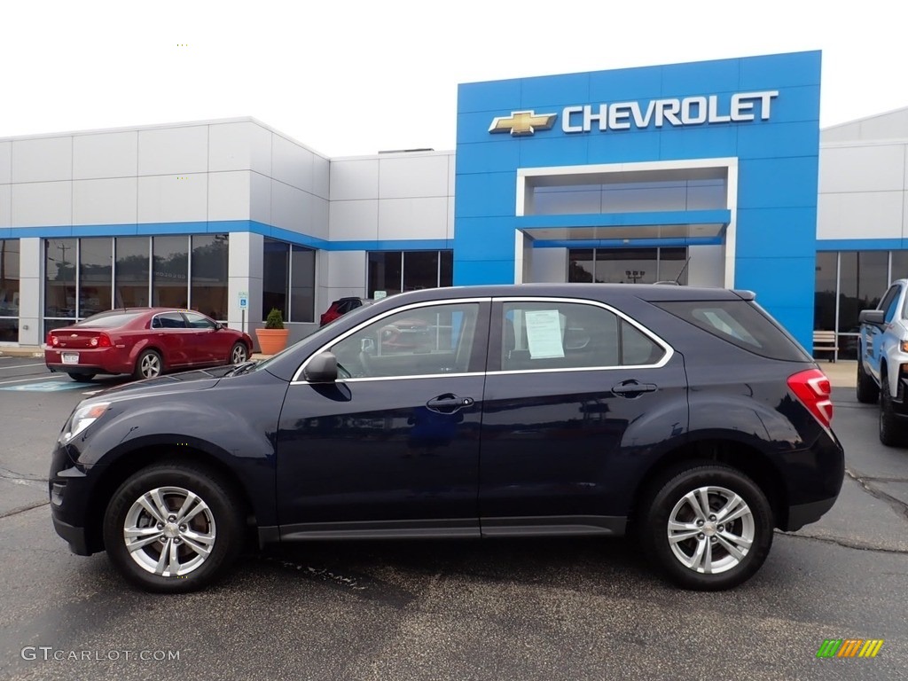 2016 Equinox LS AWD - Blue Velvet Metallic / Jet Black photo #3