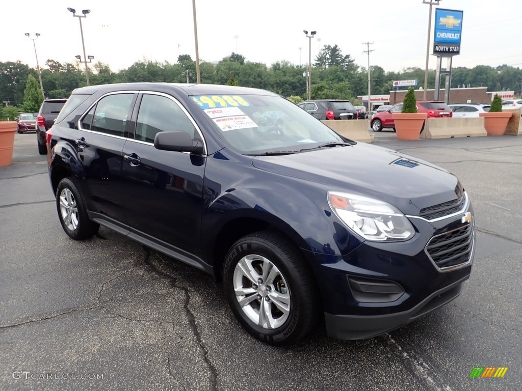 2016 Equinox LS AWD - Blue Velvet Metallic / Jet Black photo #11