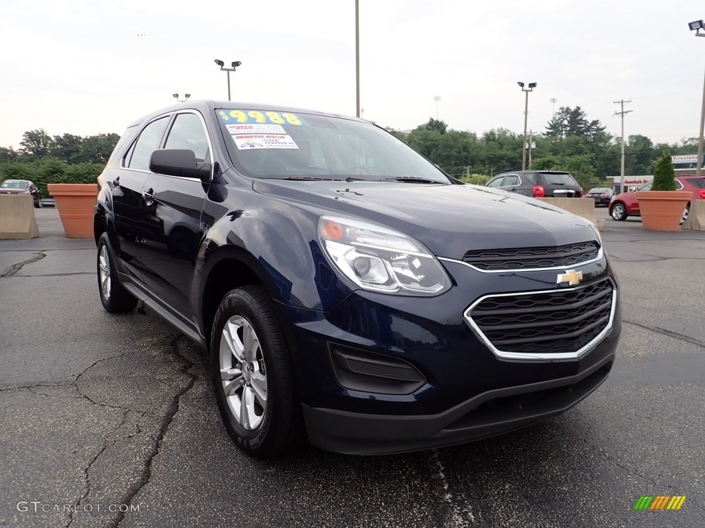 2016 Equinox LS AWD - Blue Velvet Metallic / Jet Black photo #12