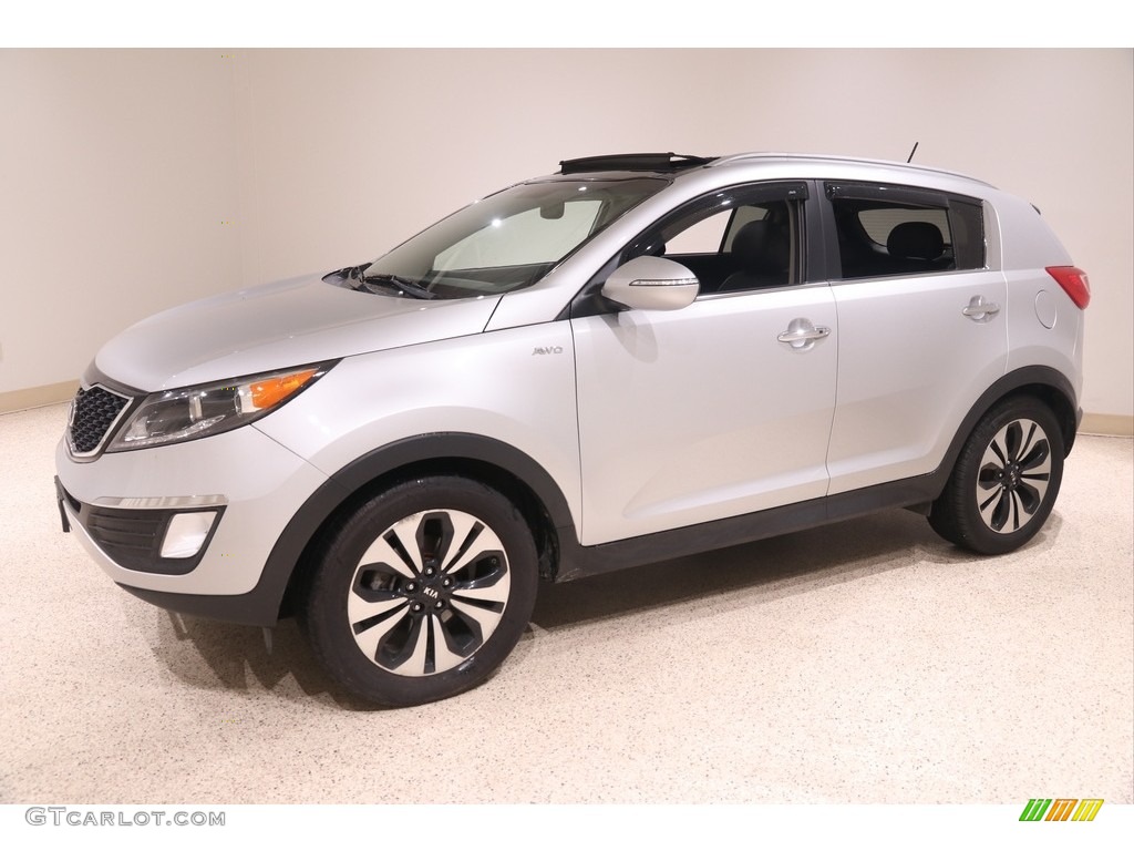 Bright Silver 2013 Kia Sportage SX AWD Exterior Photo #138412188