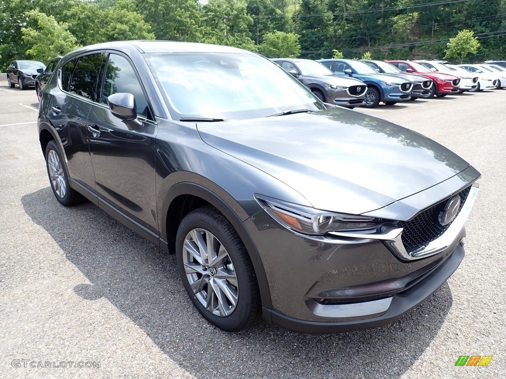 2020 CX-5 Grand Touring AWD - Machine Gray Metallic / Black photo #3