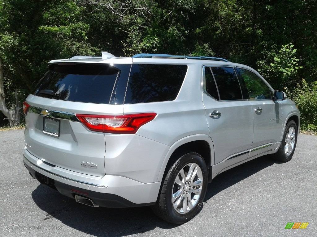 2018 Traverse High Country AWD - Silver Ice Metallic / High Country Jet Black/Loft Brown photo #7