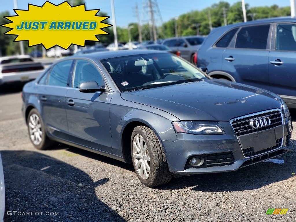 2011 A4 2.0T quattro Sedan - Meteor Grey Pearl / Black photo #1