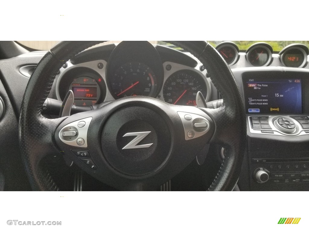 2014 370Z Touring Roadster - Black Cherry / Black photo #9