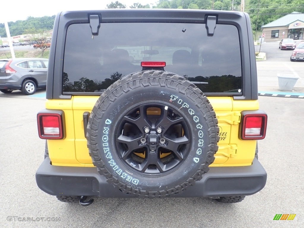 2020 Wrangler Willys 4x4 - Hellayella / Black photo #10