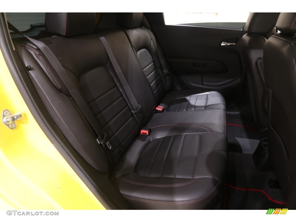 RS Jet Black Interior 2016 Chevrolet Sonic RS Hatchback Photo #138414382