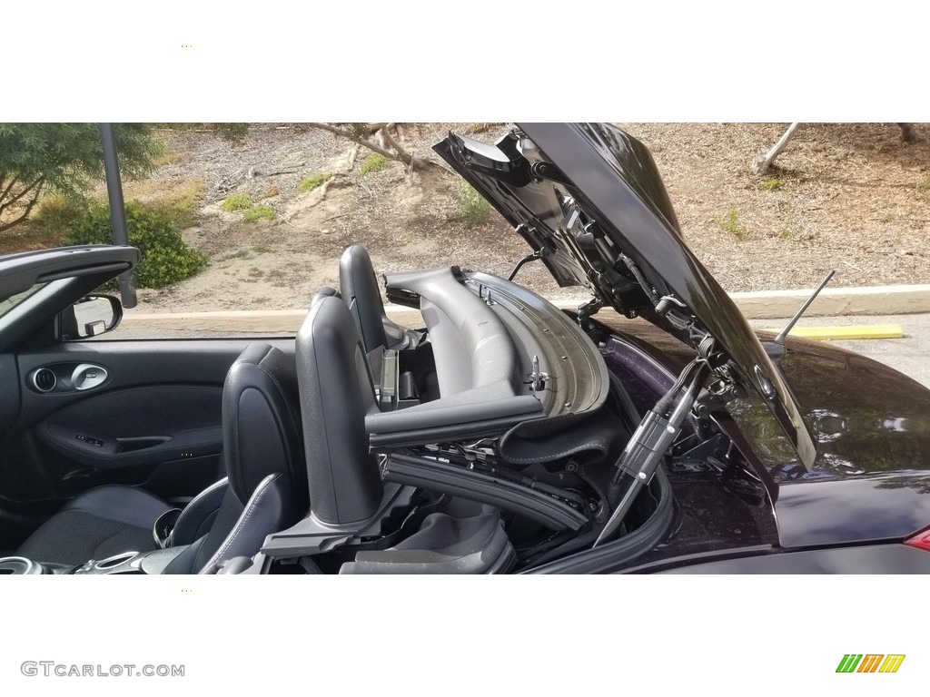 2014 370Z Touring Roadster - Black Cherry / Black photo #15
