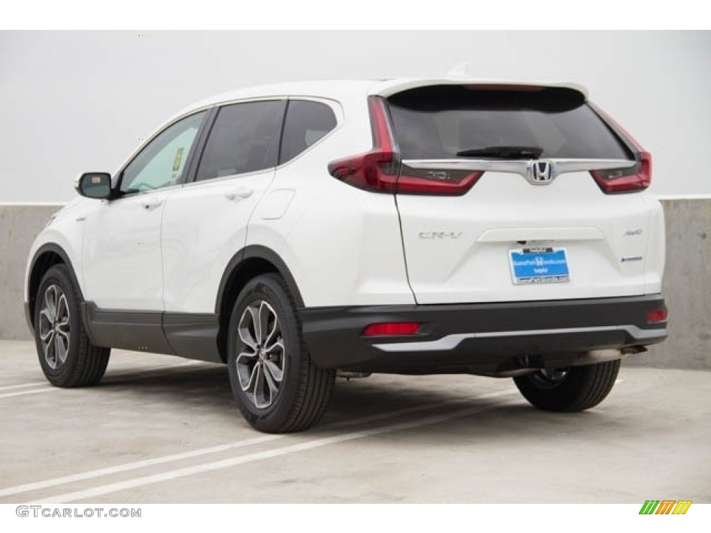 2020 CR-V EX AWD Hybrid - Platinum White Pearl / Black photo #2