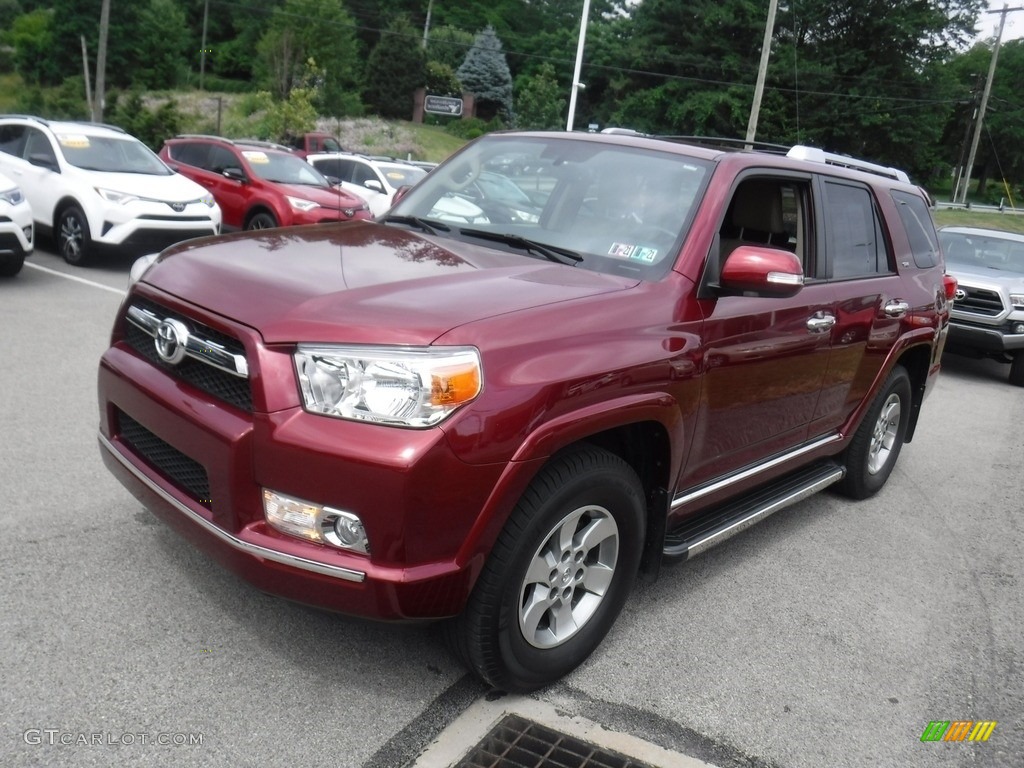 2013 4Runner SR5 4x4 - Salsa Red Pearl / Sand Beige Leather photo #12